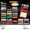 Supercars | 2026 12 x 24 Inch (Hanging) Monthly Square Wall Calendar | Plastic-Free
